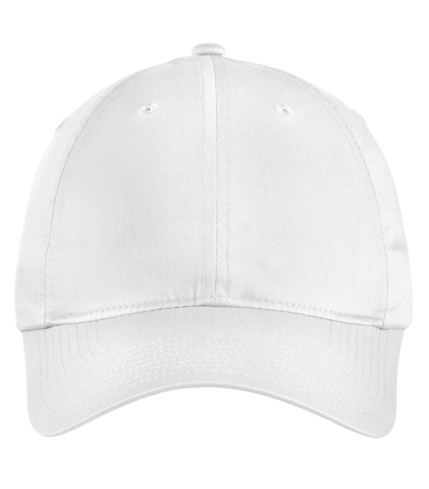 Nike UNSTRUCTURED TWILL CAP (580087) - Form Front Straight True White