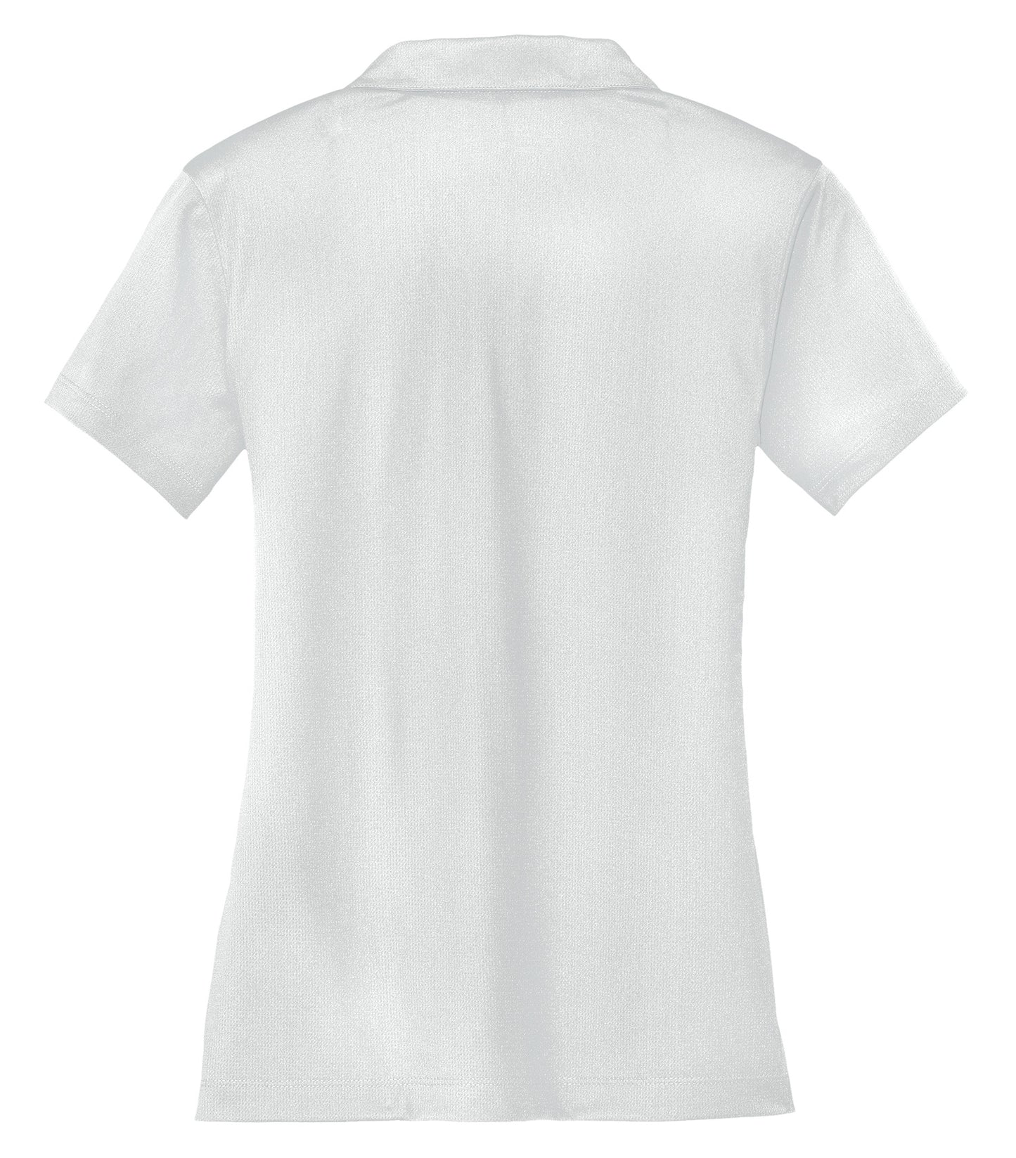 Nike Dri-FIT VERTICAL MESH LADIES' POLO (637165) - Flat Back White