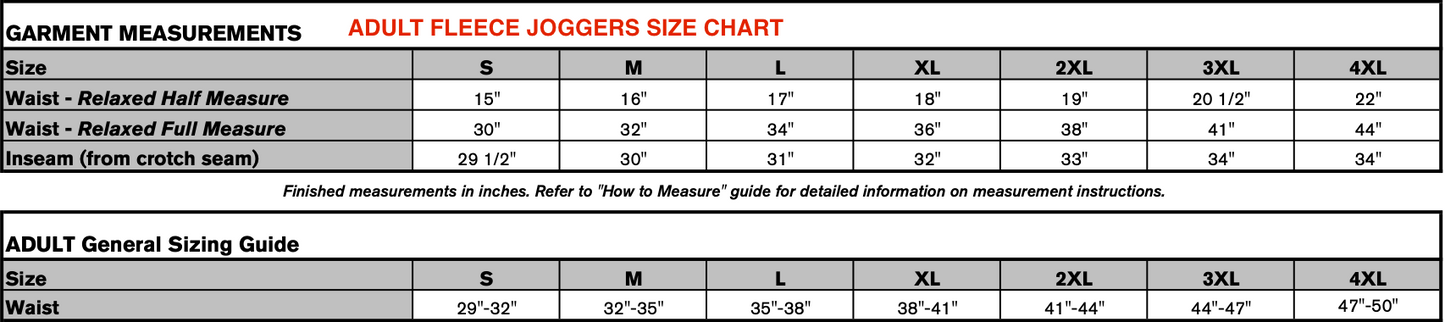 FFSD ADULT FLEECE JOGGER SWEATPANTS