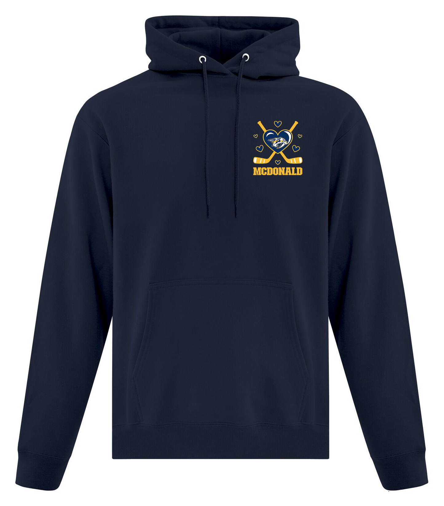TRI-CITIES FEMALE ICE HOCKEY PREDATORS HOODIES - ADULT