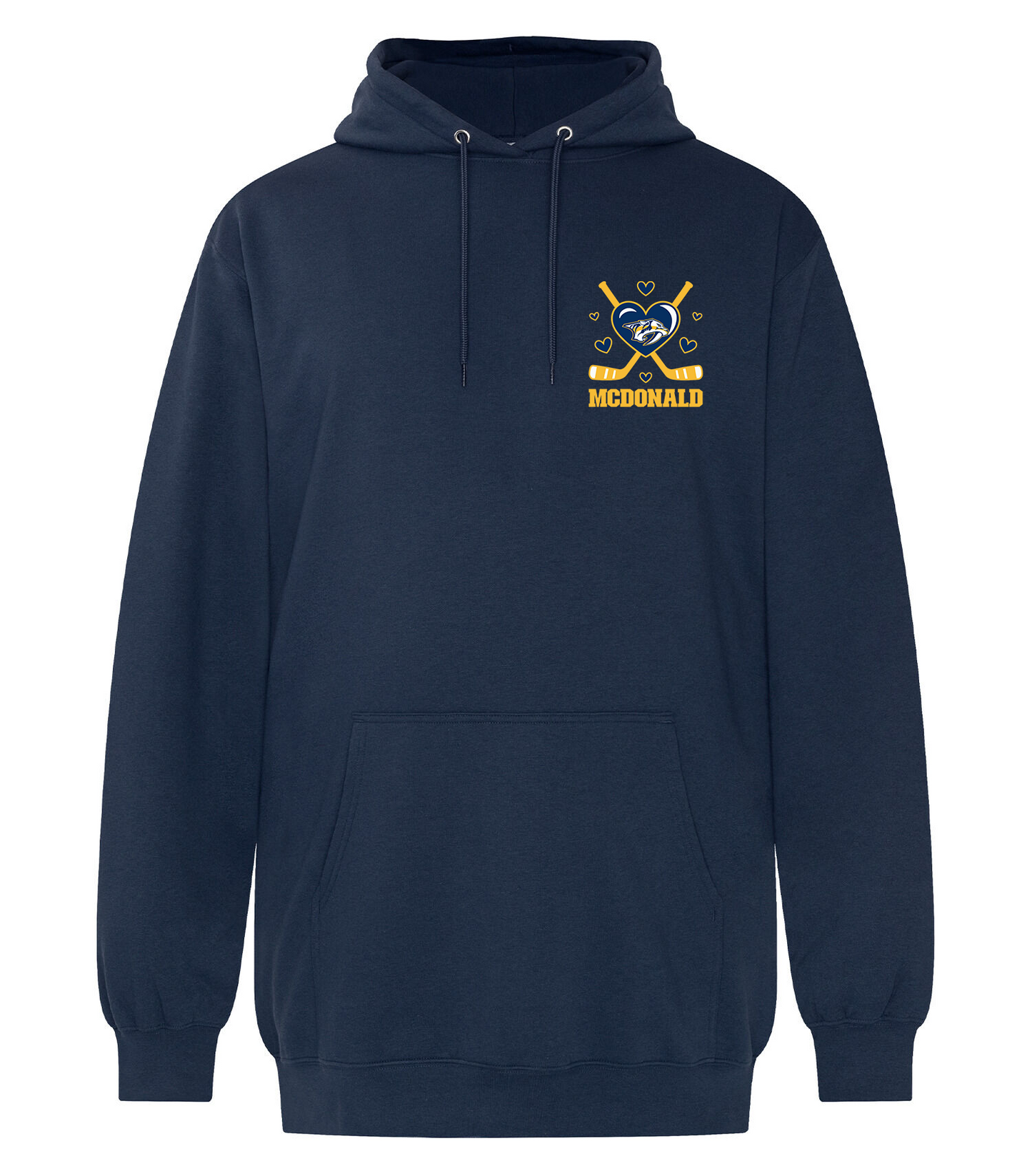 TRI-CITIES FEMALE ICE HOCKEY PREDATORS HOODIES - ADULT