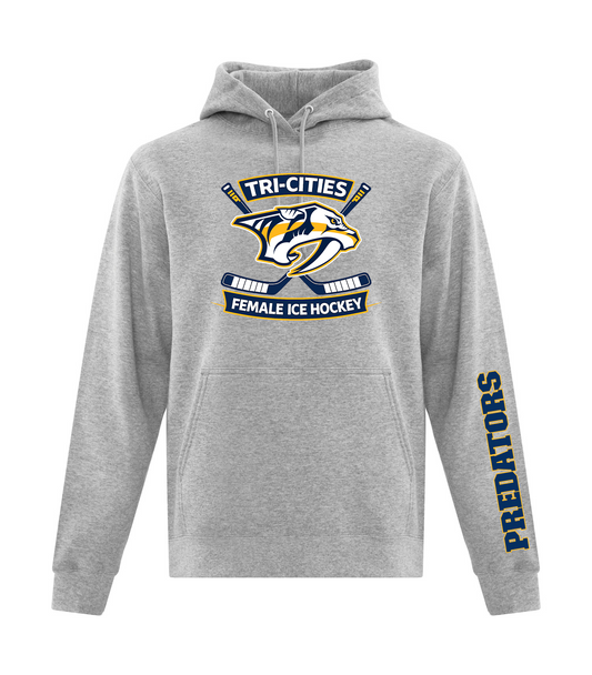 TRI-CITIES FEMALE ICE HOCKEY PREDATORS 2026 HOODIES - ADULT
