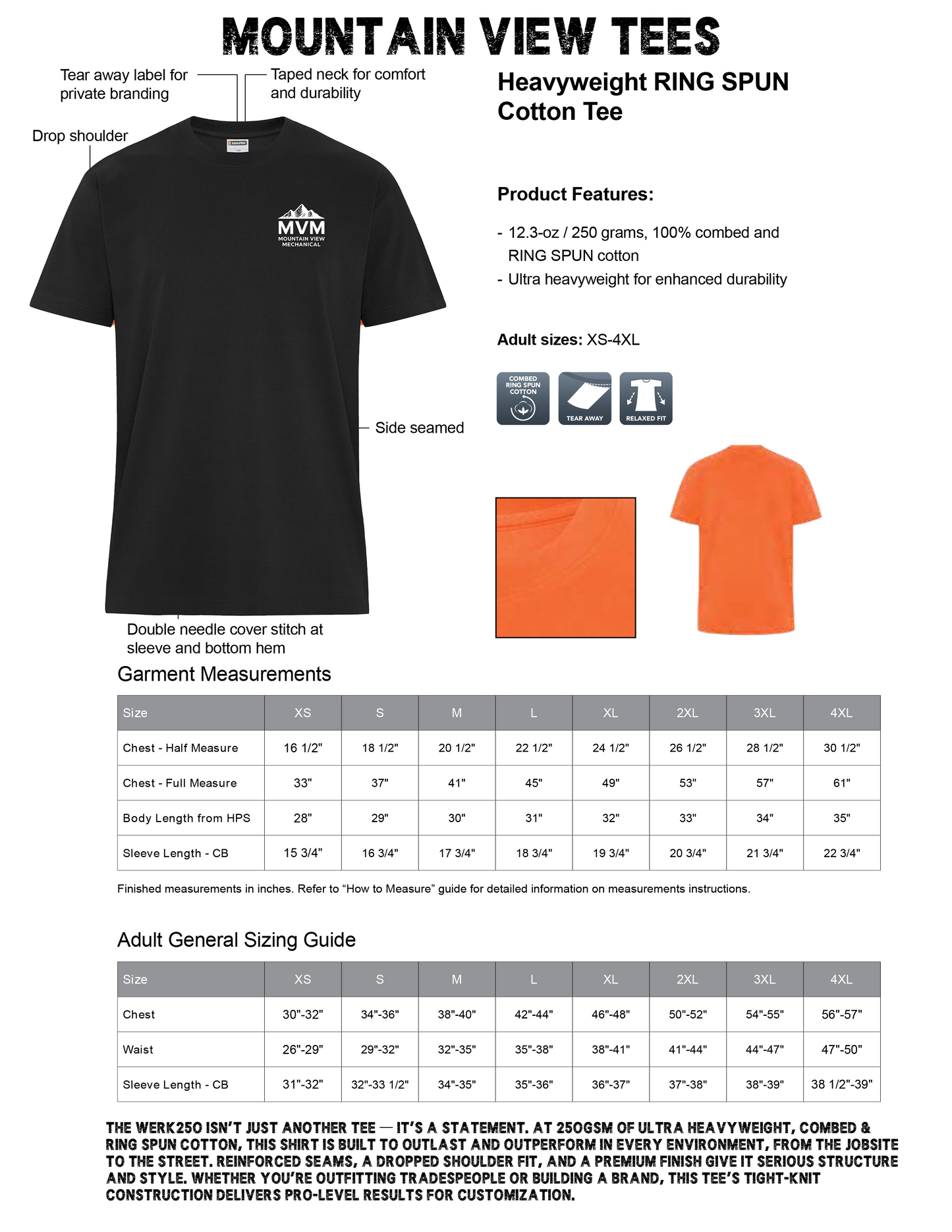 MOUNTAIN VIEW MECHANICAL TEES