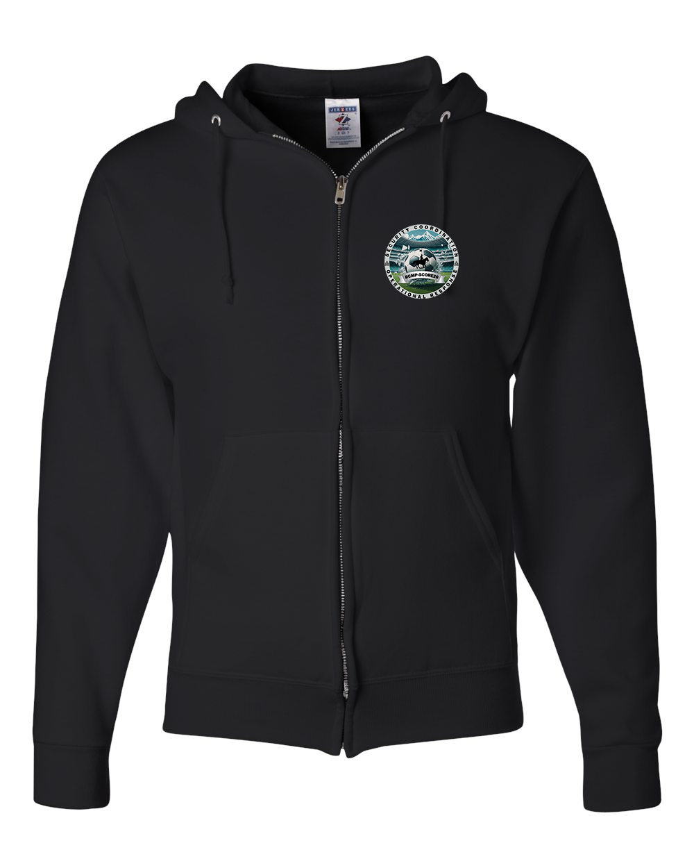 SCORE ZIP HOODIES