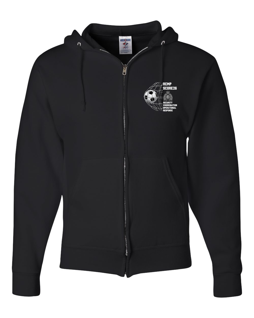 SCORE ZIP HOODIES