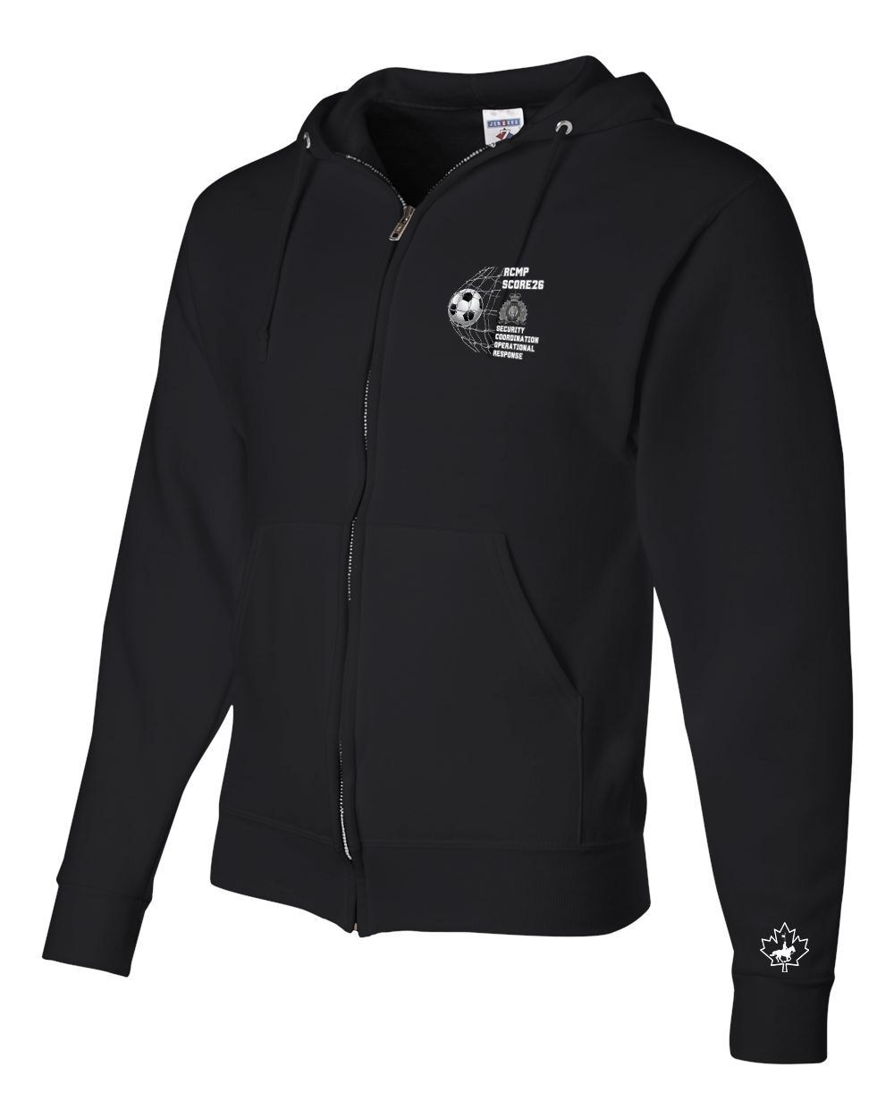 SCORE ZIP HOODIES