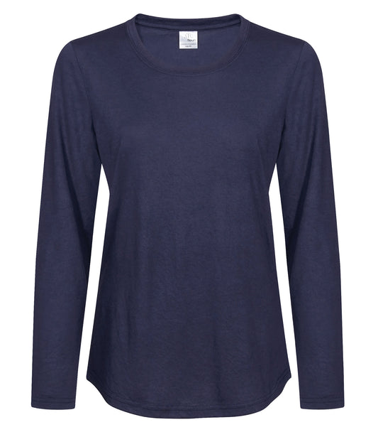 ATC™ PRO SPUN® LONG SLEEVE LADIES’ TEE - True Navy