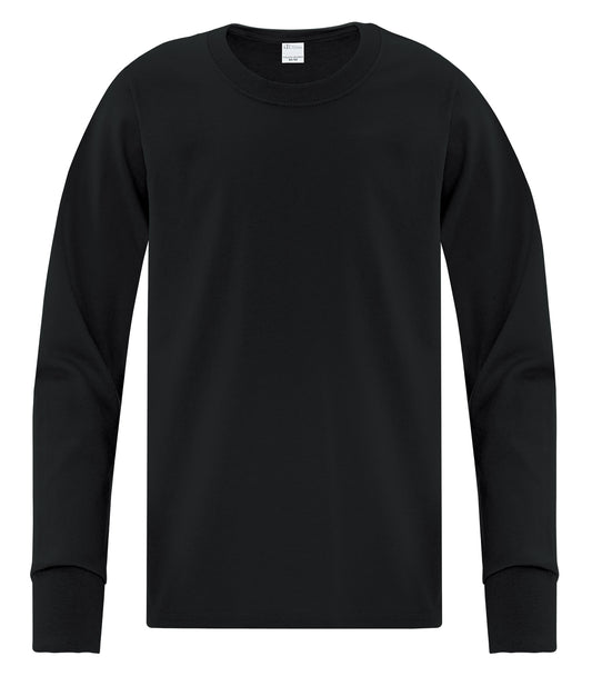 ATC™ EVERYDAY SIDE SEAM LONG SLEEVE YOUTH TEE - Black