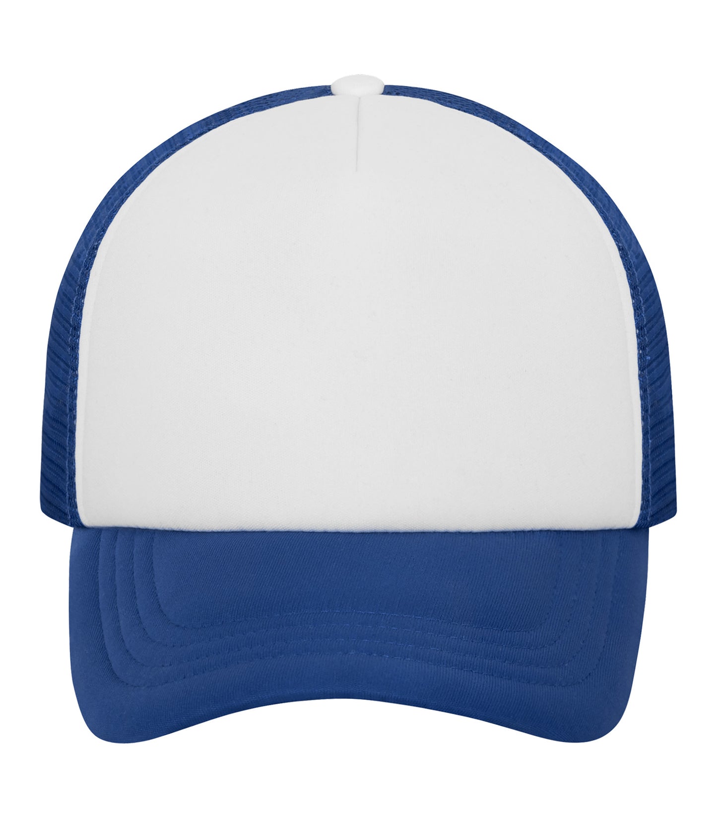 ATC 5-Panel Foam Trucker Cap. - White/Royal