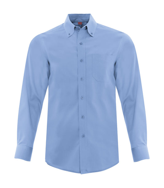COAL HARBOUR® EVERYDAY LONG SLEEVE WOVEN SHIRT - Blue Lake