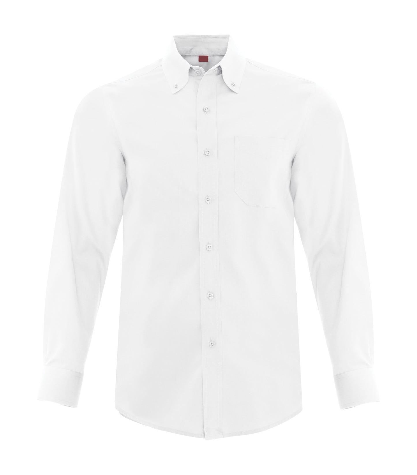 Coal Harbour EVERYDAY LONG SLEEVE WOVEN SHIRT (D6013) - White