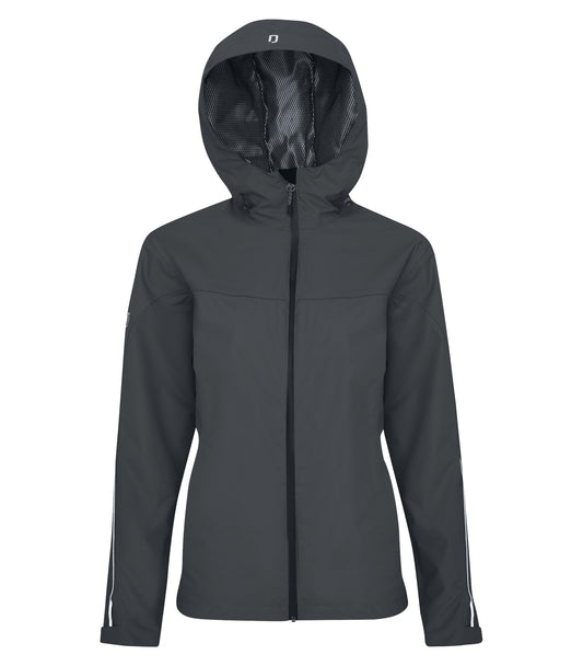Dryframe DRY TECH WATERPROOF SHELL SYSTEM PERFORMANCE LADIES' JACKET (DF7634L) - Hood Asphalt