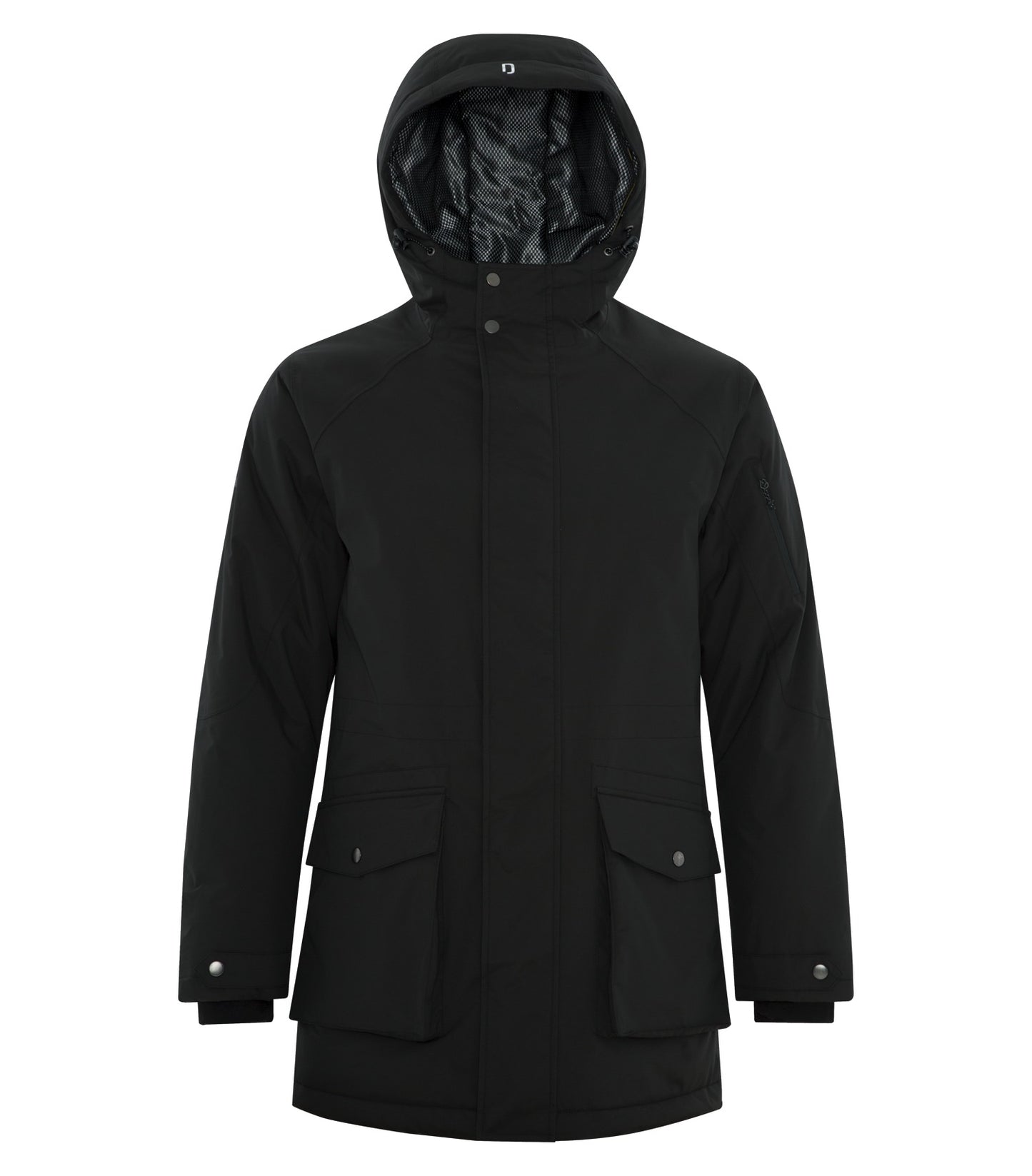 Dryframe DRY TECH INSULATED WATERPROOF PARKA (DF7663) - Hoodup Black