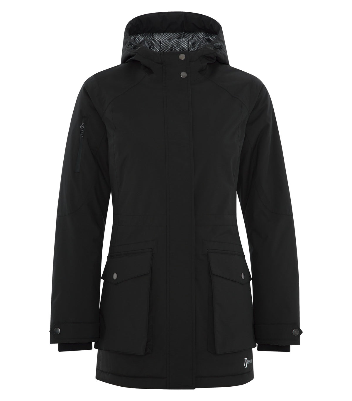 DRYFRAME® DRY TECH INSULATED WATERPROOF LADIES' PARKA - Black