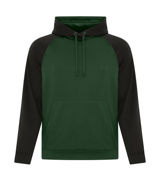ATC™ GAME DAY™ FLEECE TWO TONE HOODIE - Forest Green/Black