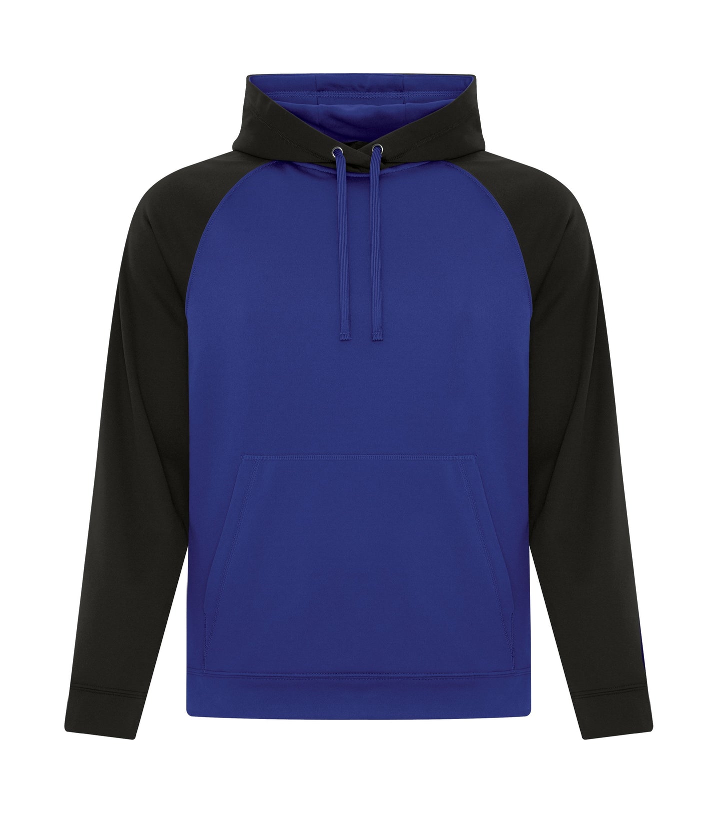 ATC FLEECE TWO TONE HOODIE (F2037) - Trueroyalblack