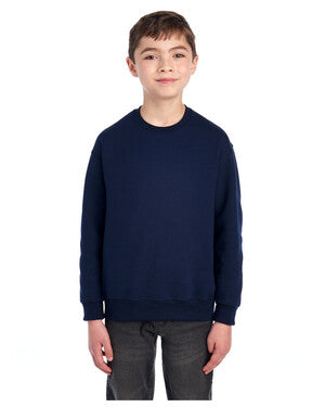 Jerzees NuBlend Youth Crewneck Sweatshirt - J. Navy