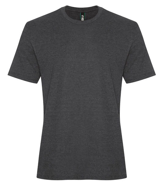 KOI® ELEMENT RING SPUN COTTON TEE - Charcoal Heather