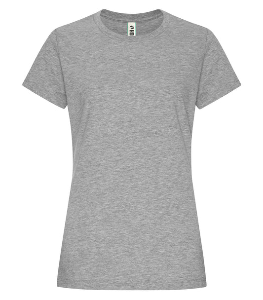 KOI® ELEMENT RING SPUN COTTON LADIES' TEE - Grey Heather