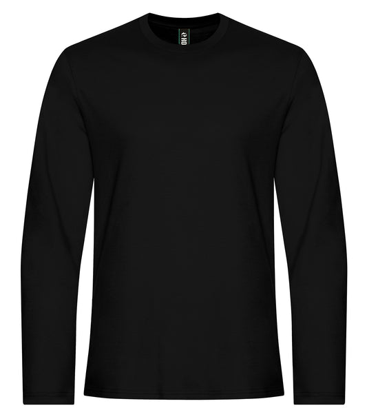 KOI® ELEMENT RING SPUN COTTON LONG SLEEVE TEE - Midnight Blue