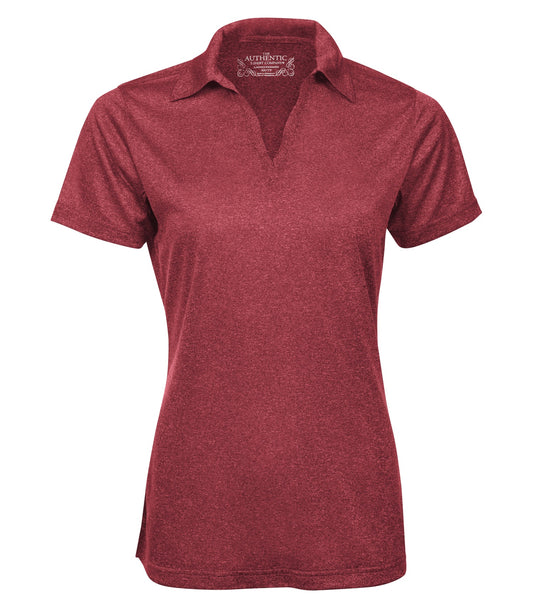 ATC™ PRO TEAM HEATHER ProFORMANCE LADIES' POLO - Cardinal Heather