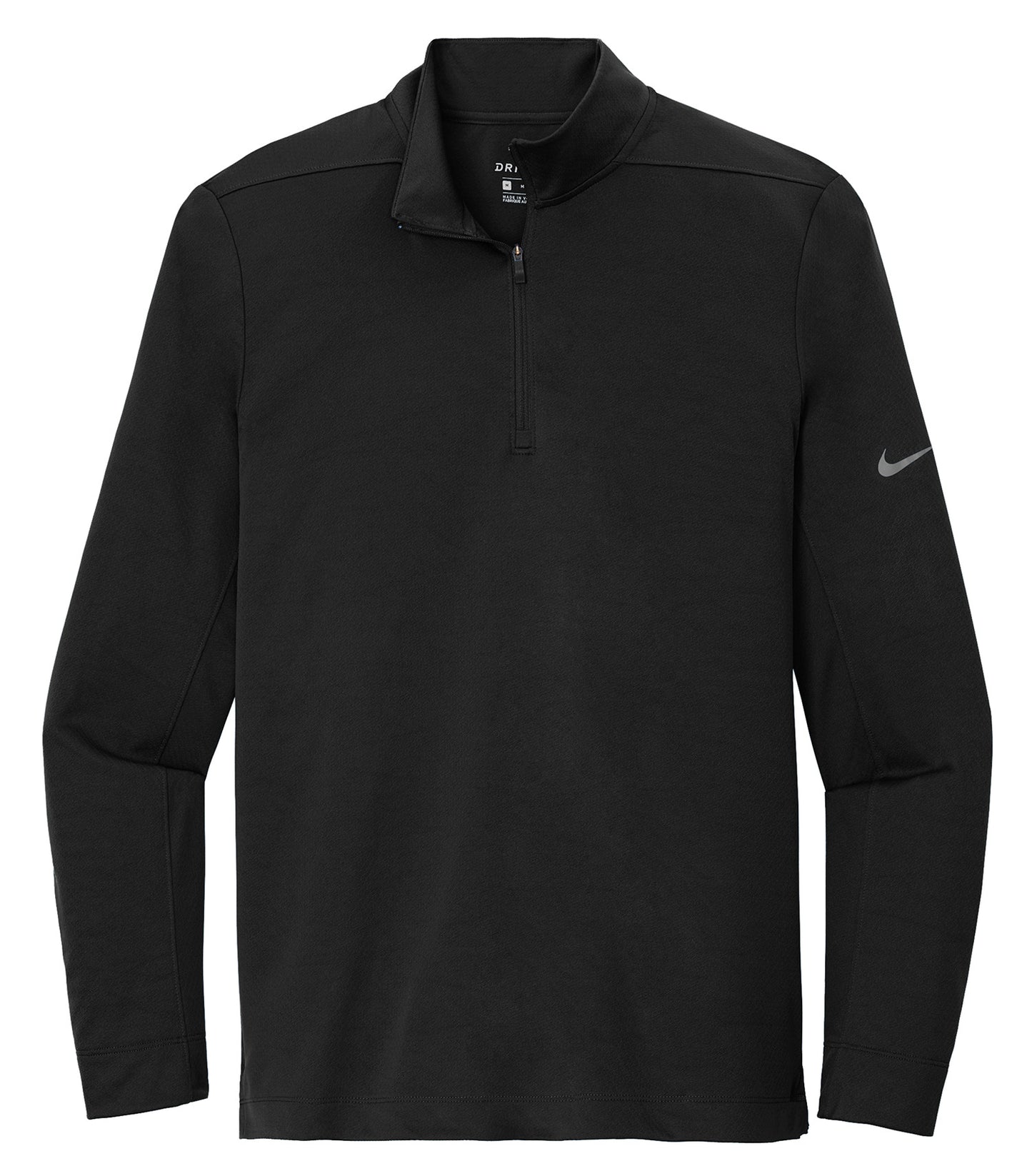 Nike DRY 1/2 ZIP COVER UP (NKBV6044) - Flat Front Black