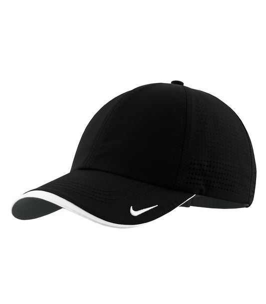 NIKE Dri-FIT PERFORATED PERFORMANCE CAP - Black