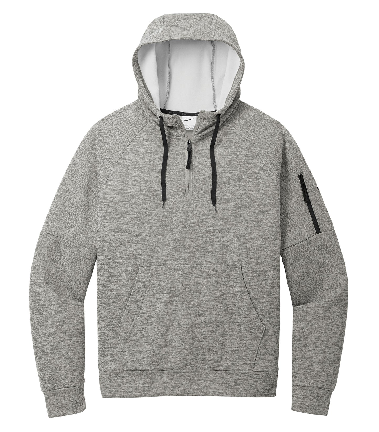Nike Therma-FIT 1/4 ZIP FLEECE HOODIE (NKFD9742) - Dark Grey Heather