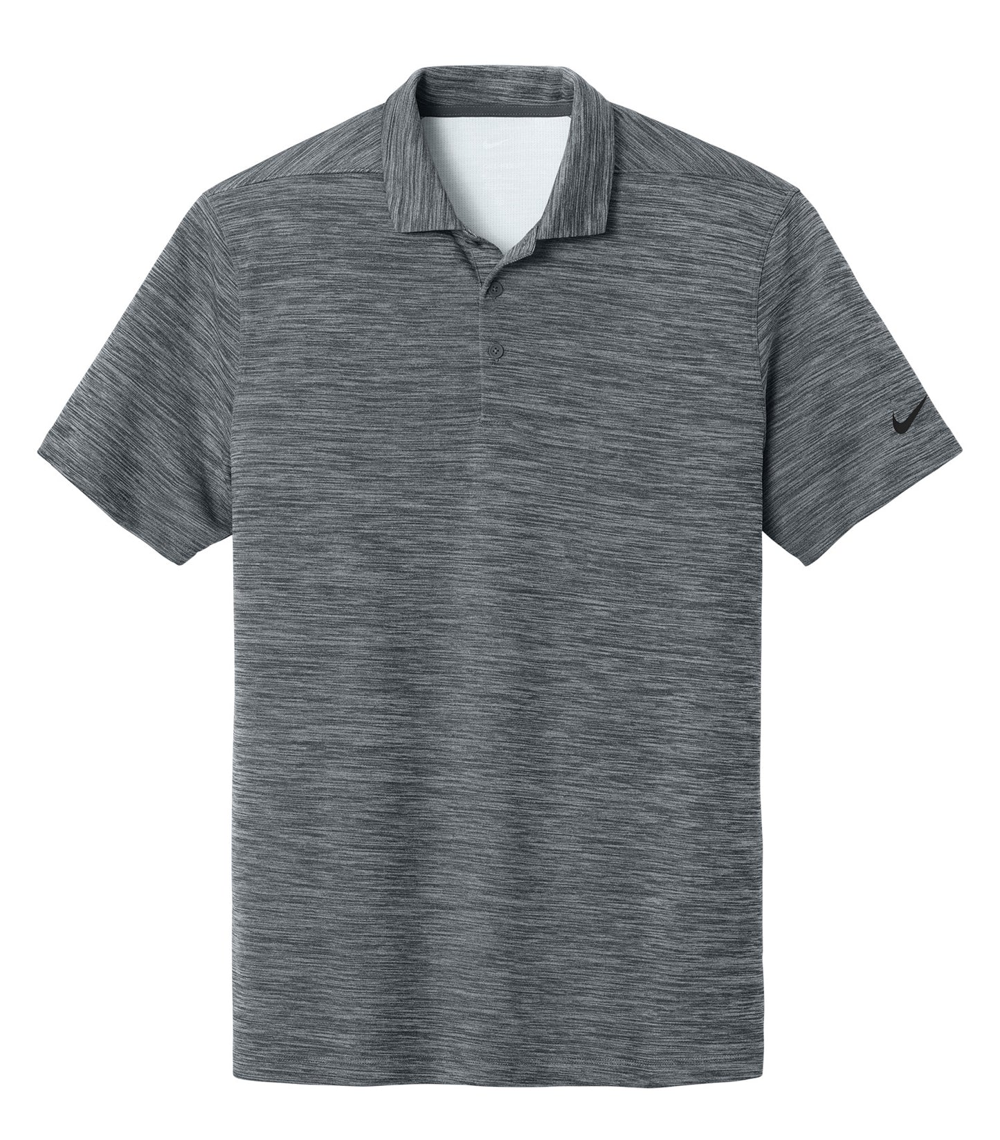 Nike Dri-FIT STRIATED POLO (NKFQ4792) - Flat Front Dark Grey