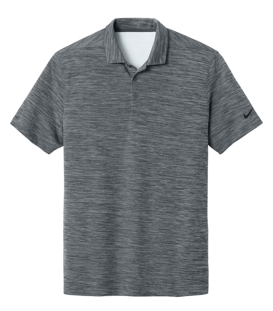 NIKE Dri-FIT STRIATED POLO - Dark Grey