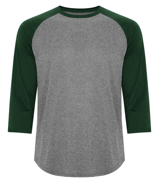 ATC™ PRO TEAM BASEBALL JERSEY - Charcoal Heather/Forest Green