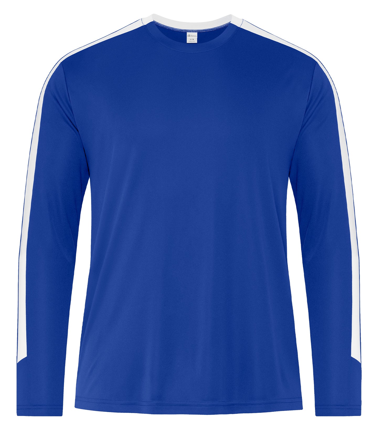ATC Pro Club Long Sleeve Tee. - True Royal/White