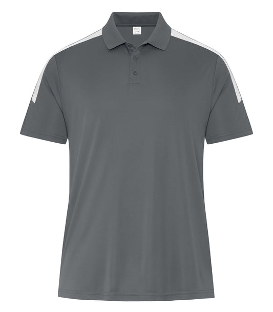 ATC™ PRO CLUB POLO - Coal Grey/White