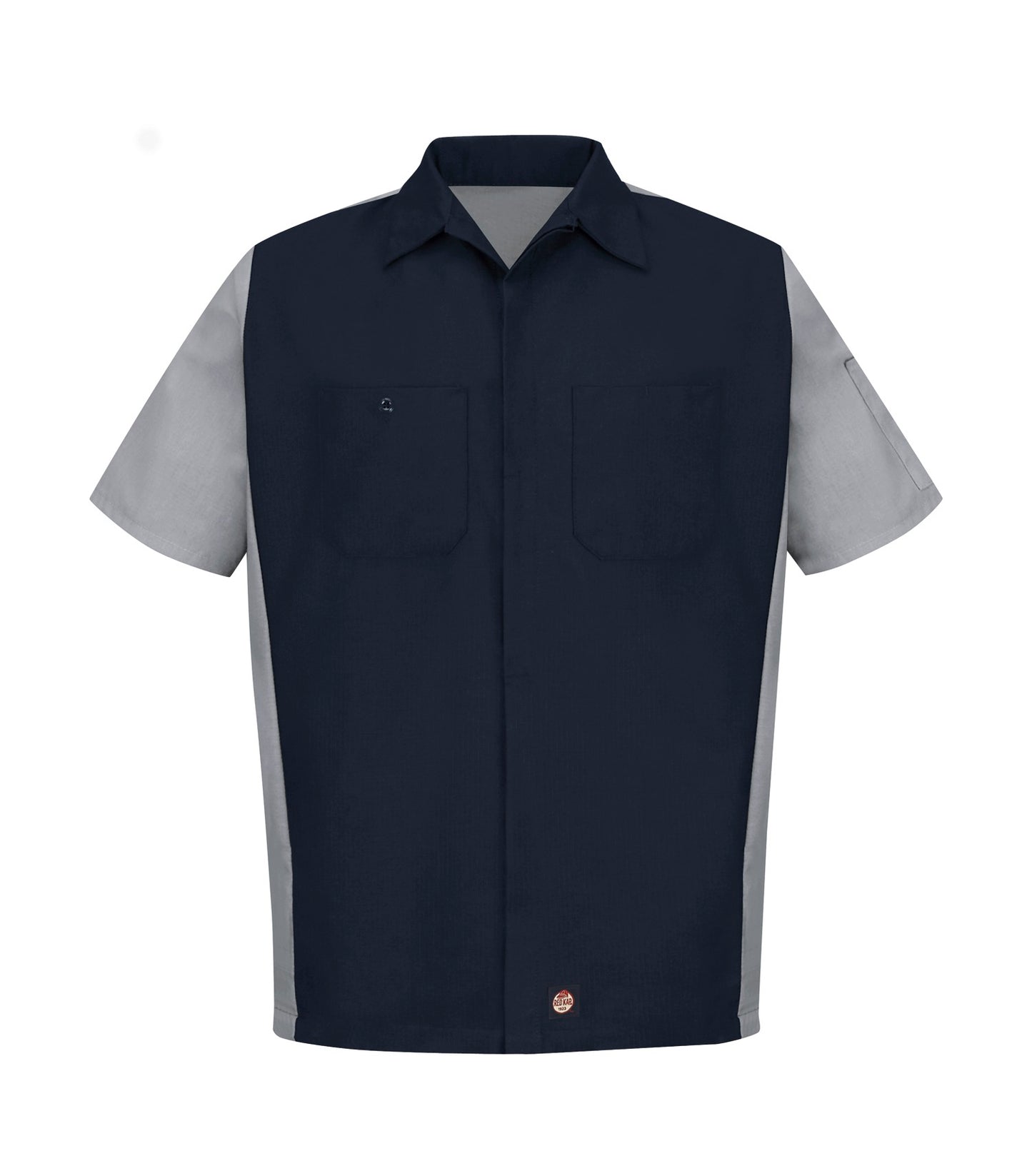 Red Kap SHORT SLEEVE WOVEN CREW SHIRT (SY20) - Navygrey