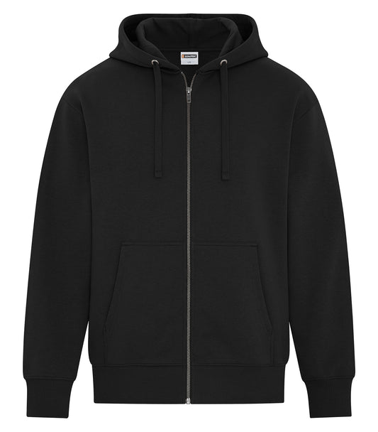 ATC WeRK™ HEAVYWEIGHT FLEECE FULL ZIP HOODIE - Black