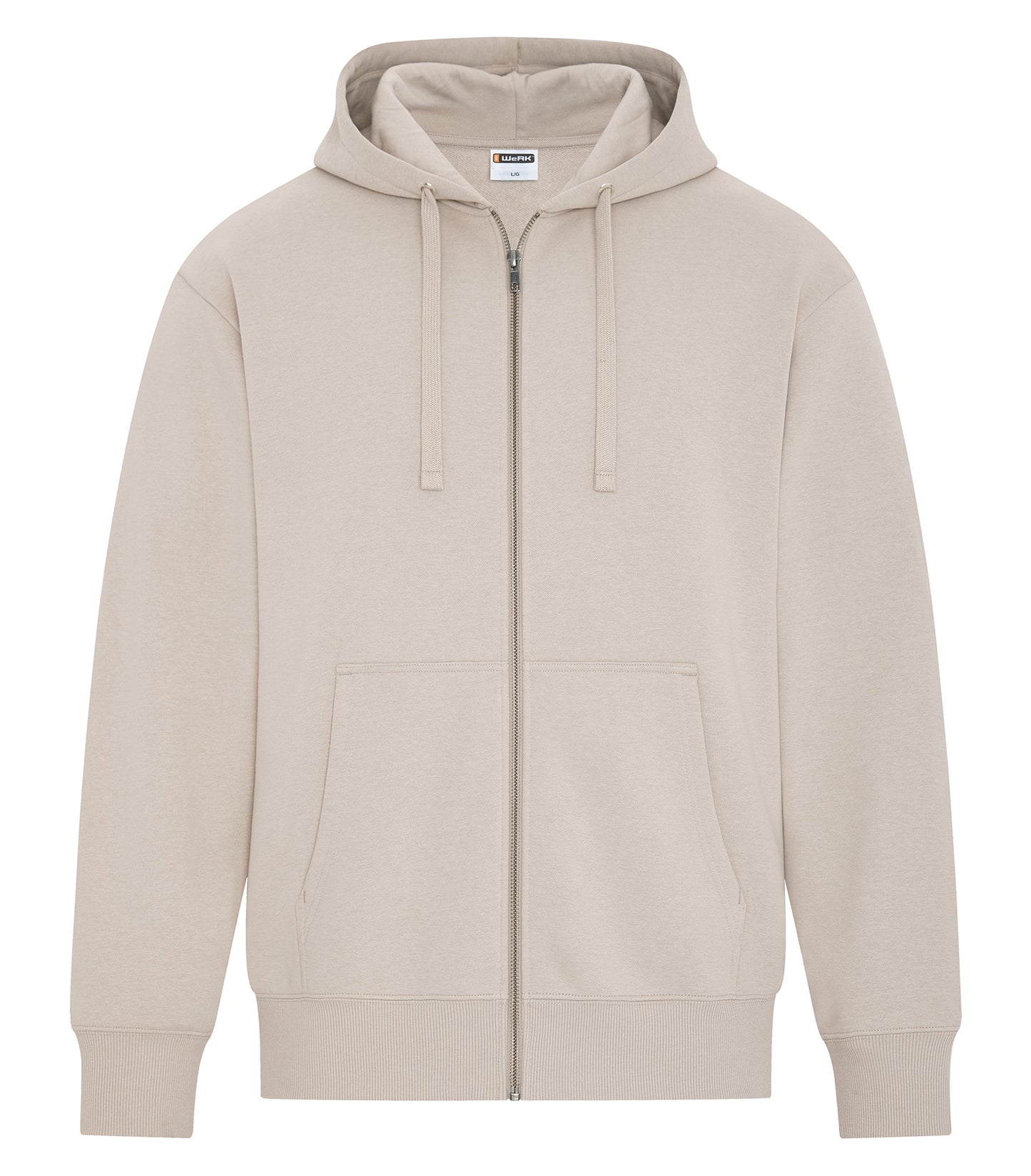 ATC Werk‚Ñ Heavyweight Fleece Full Zip Hoodie. - Sand