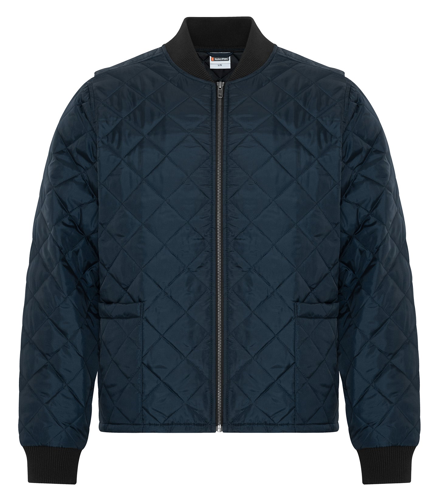 ATC Werk‚Ñ Quilted Freezer Jacket. - Dark Navy