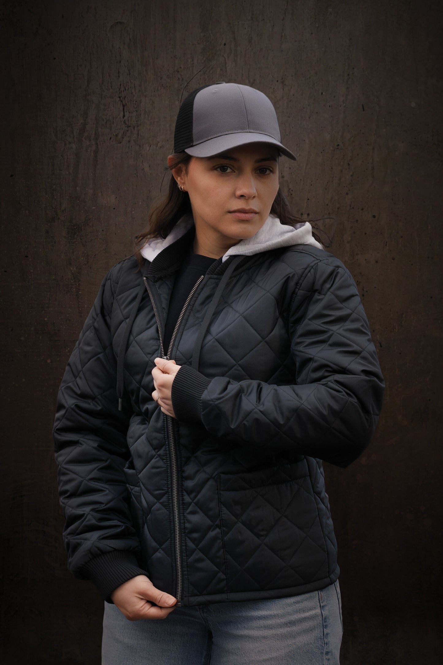 ATC WeRK QUILTED FREEZER LADIES’ JACKET WITH DETACHABLE HOOD (WeRK7611L)