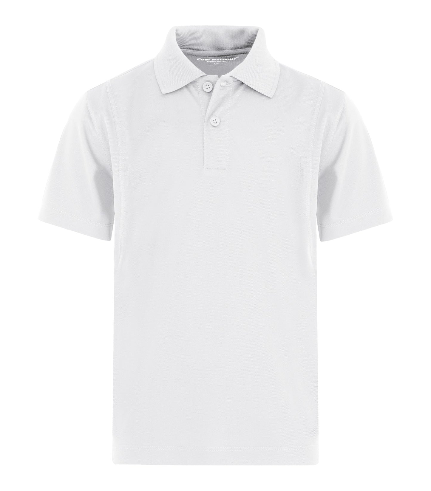 Coal Harbour SNAG RESISTANT YOUTH POLO (Y445) - White