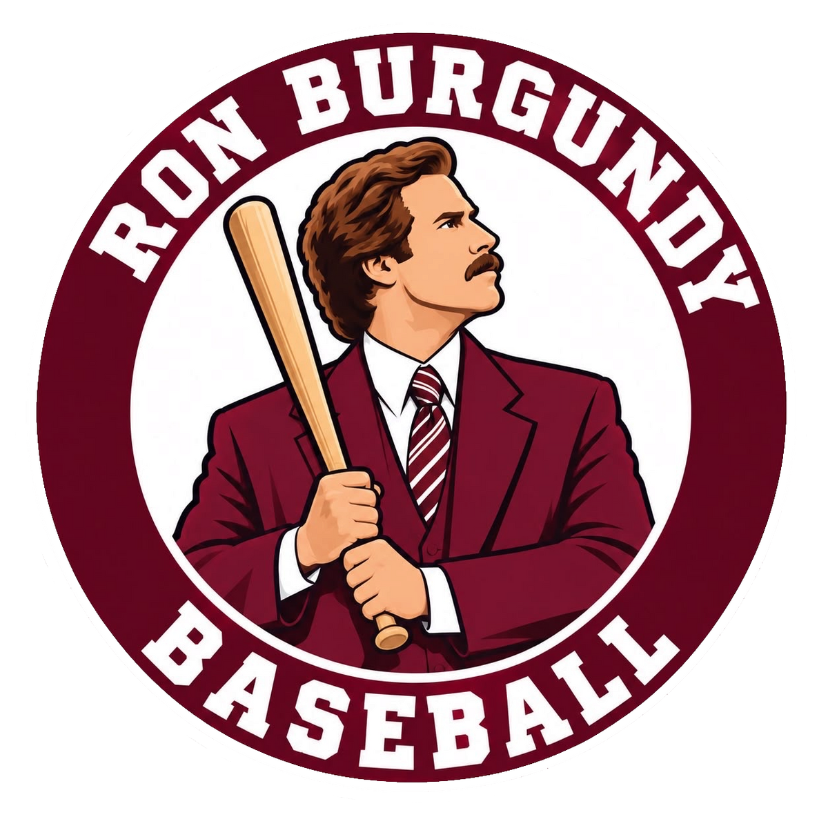 RON BURGUNDY BASEBALL