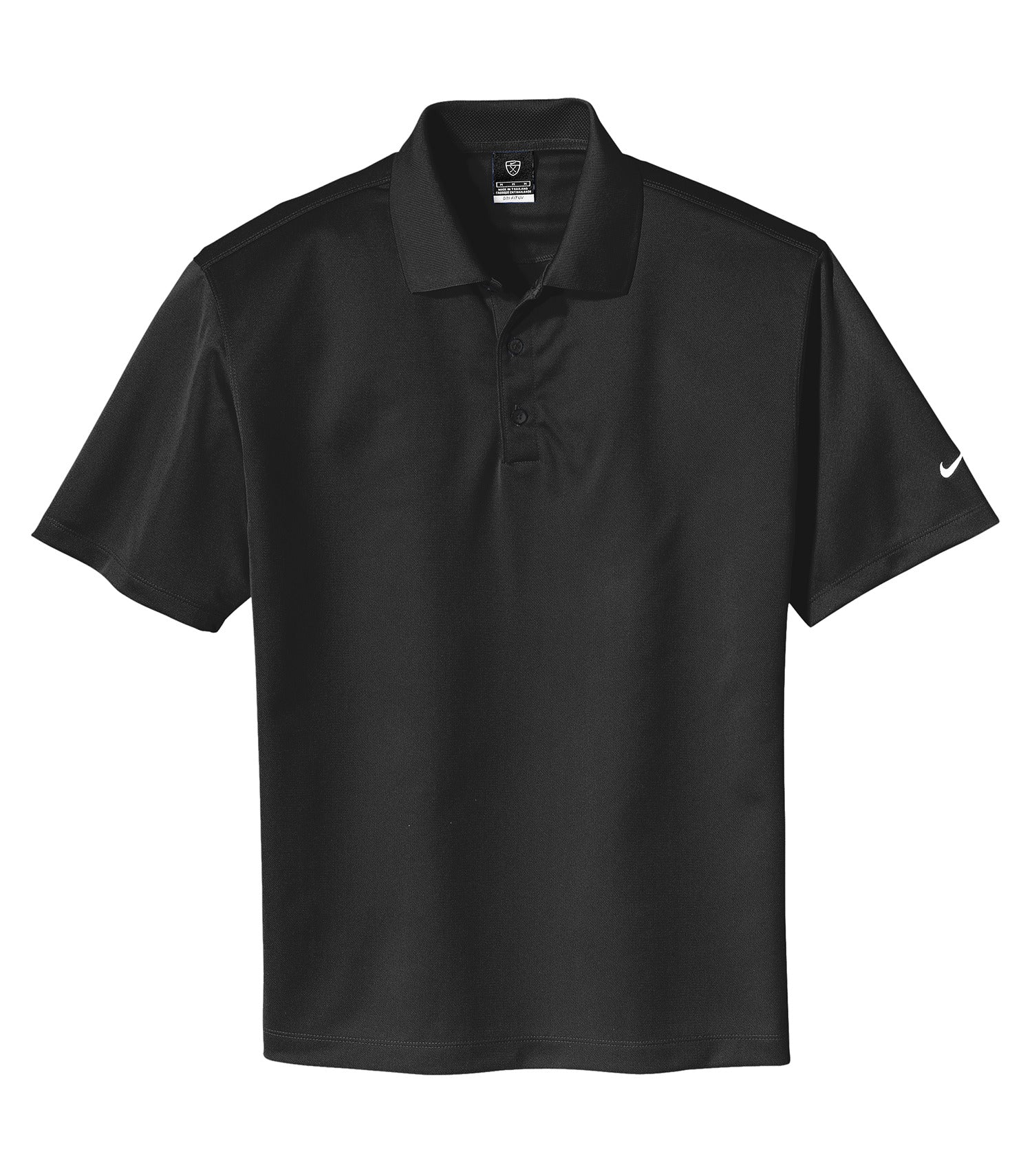 Nike TECH BASIC Dri-FIT POLO (203690) - Flat Front Black