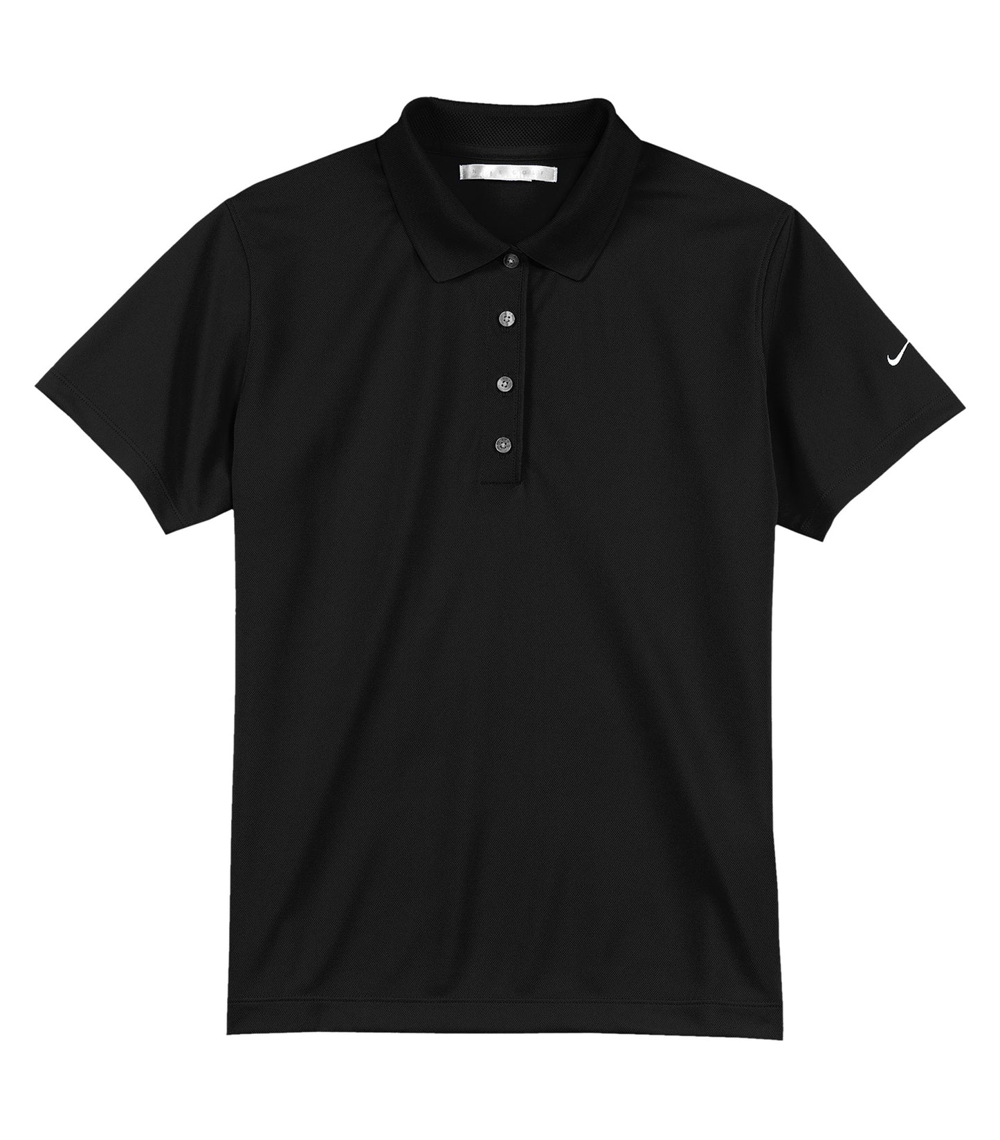 Nike TECH BASIC Dri-FIT LADIES' POLO (203697) - Flat Front Black
