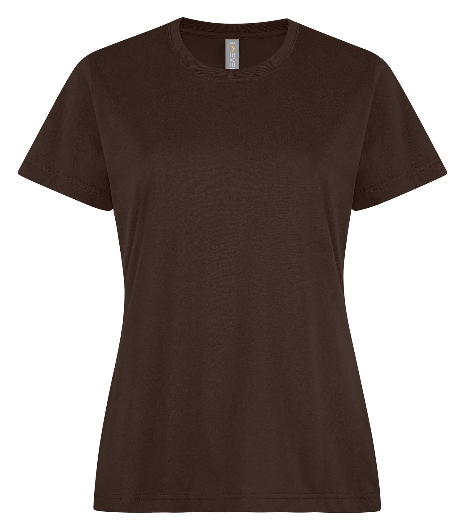 ATC 24Ever 24EVER RING SPUN COTTON LADIES' TEE (24EVERL) - Dark Chocolate
