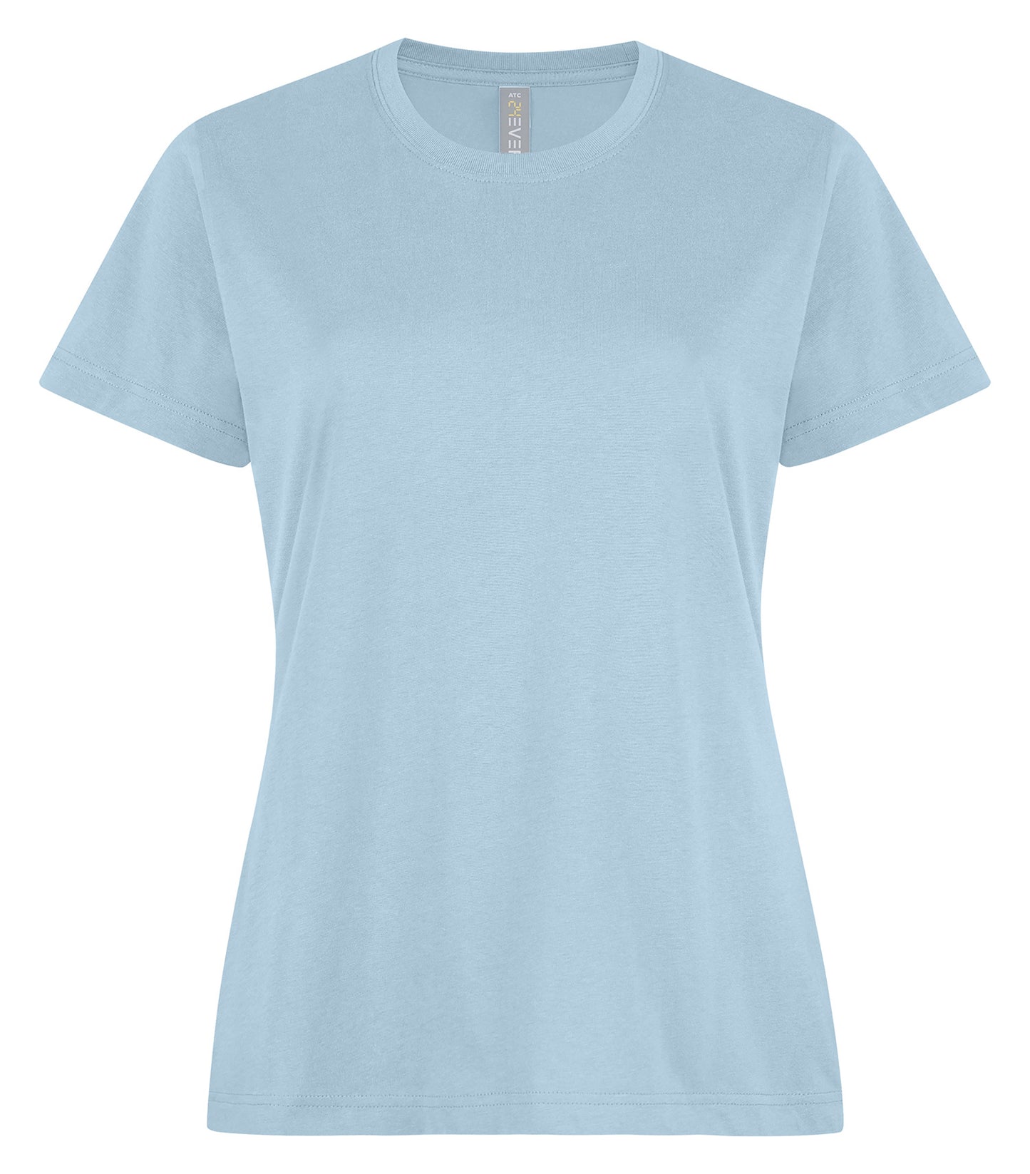 ATC 24Ever 24EVER RING SPUN COTTON LADIES' TEE (24EVERL) - Light Blue