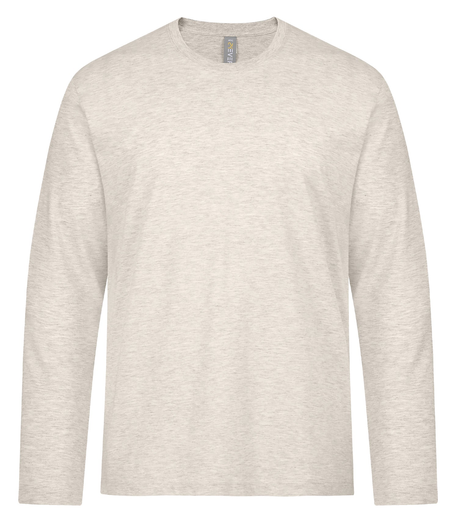 ATC 24Ever 24EVER RING SPUN COTTON TEE (24EVERLS) - Oatmeal Heather