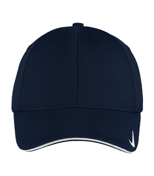 NIKE Dri-FIT MESH SWOOSH FLEX SANDWICH CAP - Navy