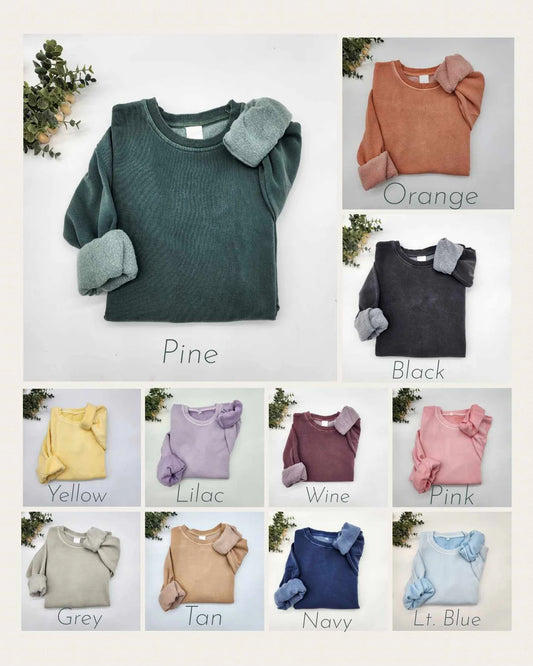 Pigment Dye Sweaters (The ones you LOVE)