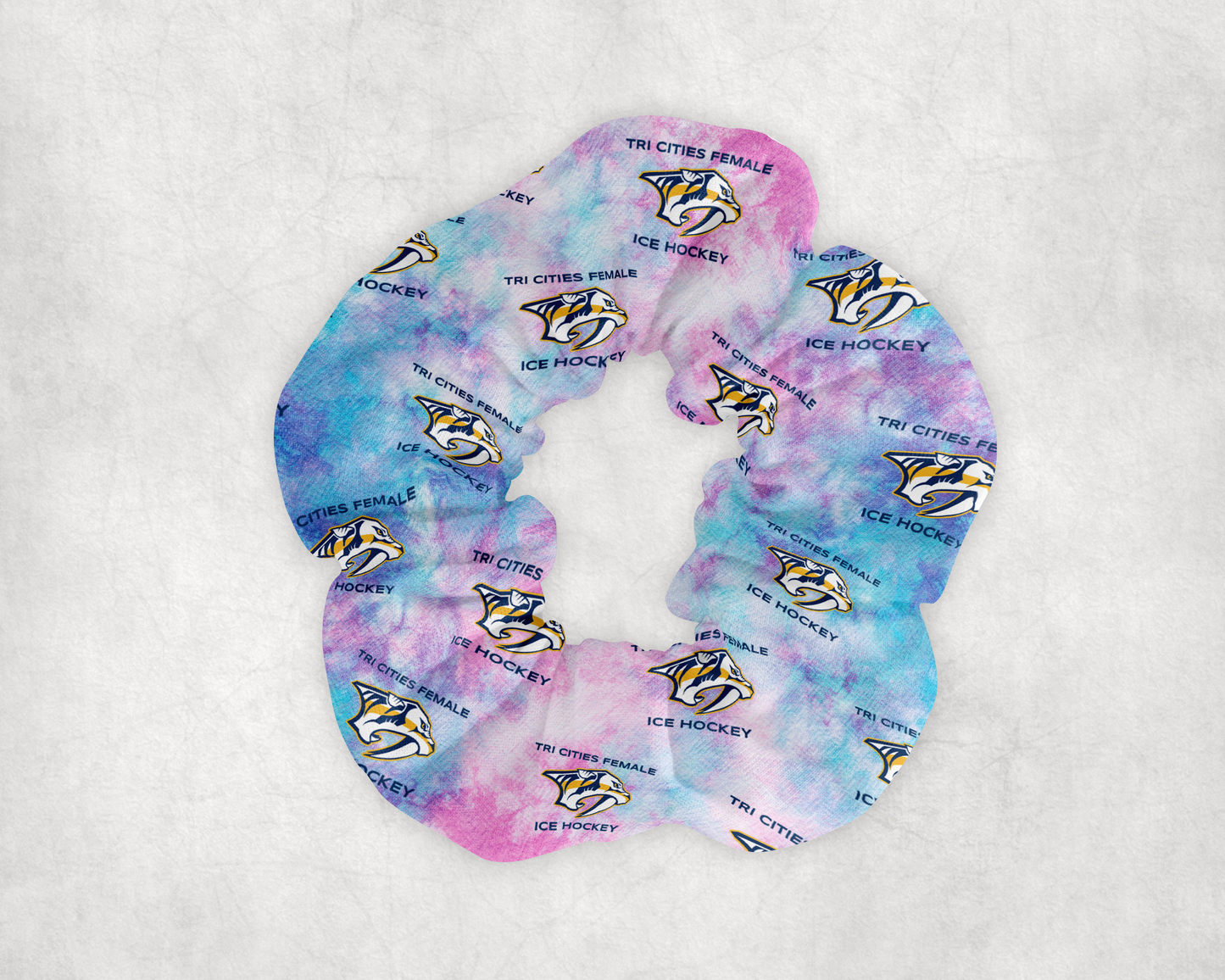 Tri-Cities Female Ice Hockey Predators Hair Scrunchies