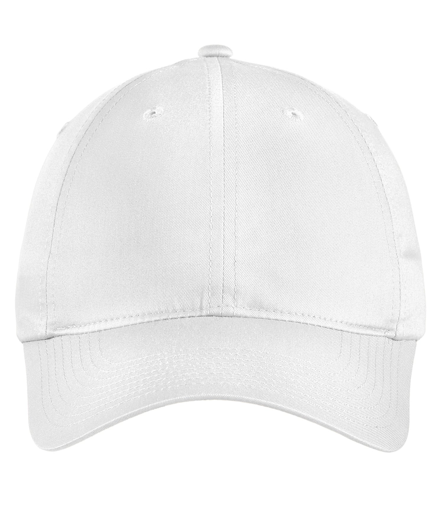 Nike UNSTRUCTURED TWILL CAP (580087) - Form Front Straight True White