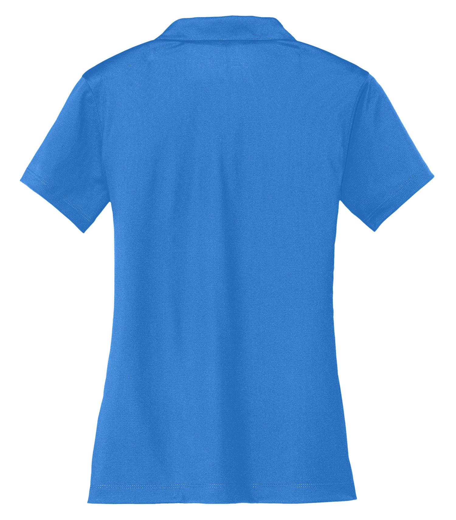 Nike Dri-FIT VERTICAL MESH LADIES' POLO (637165) - Flat Back Brisk Blue